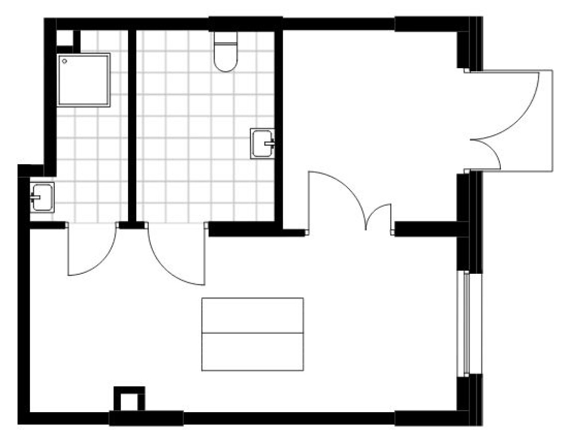Планировка — Торговое помещение, 40.3 м²