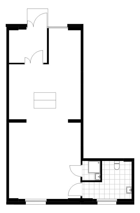 Планировка — Торговое помещение, 77.3 м²