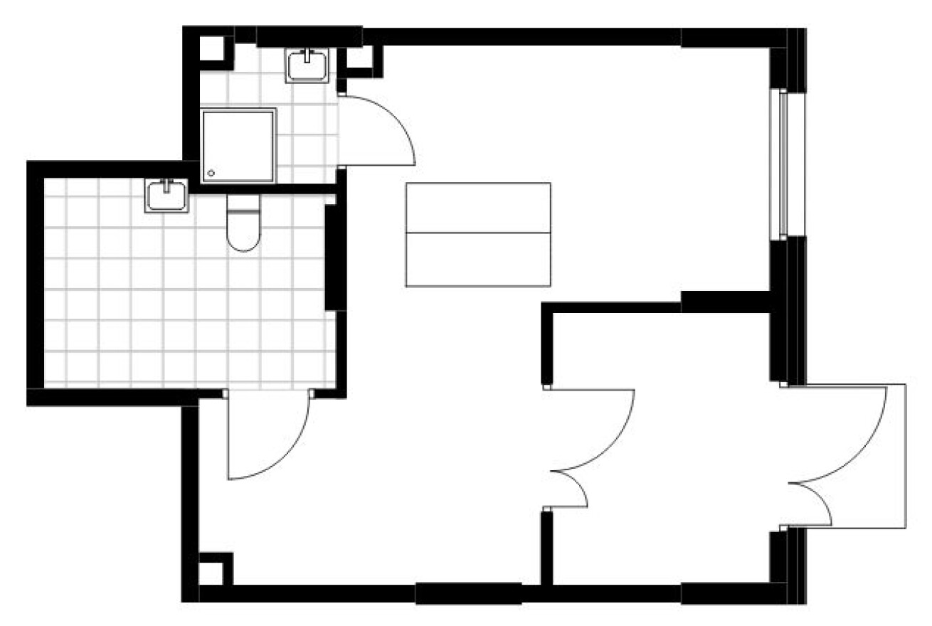 Планировка — Торговое помещение, 42.4 м²