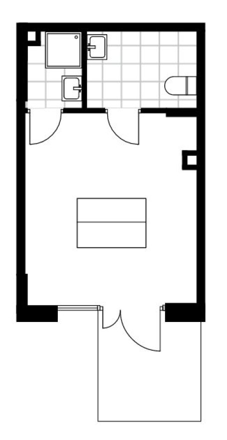 Планировка — Торговое помещение, 22.2 м²