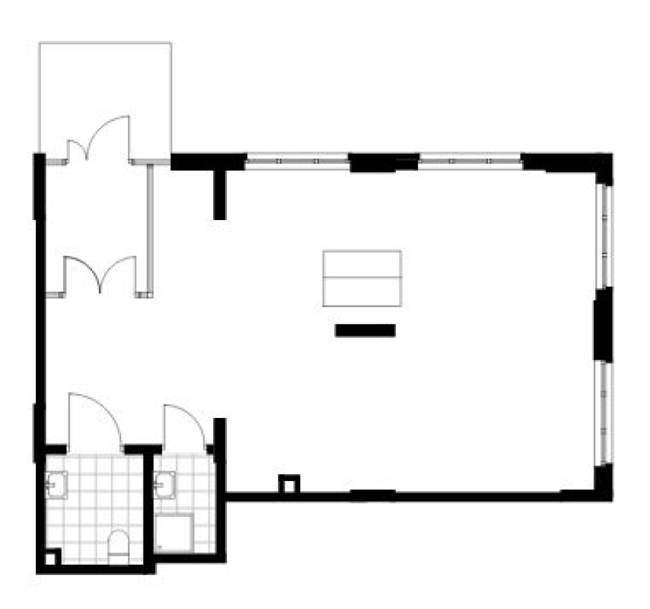Планировка — Торговое помещение, 72.7 м²