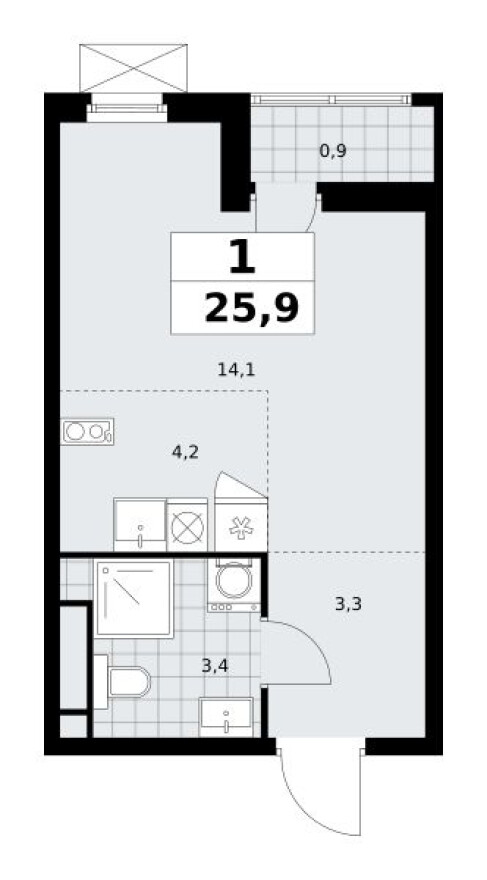 Студия-квартира