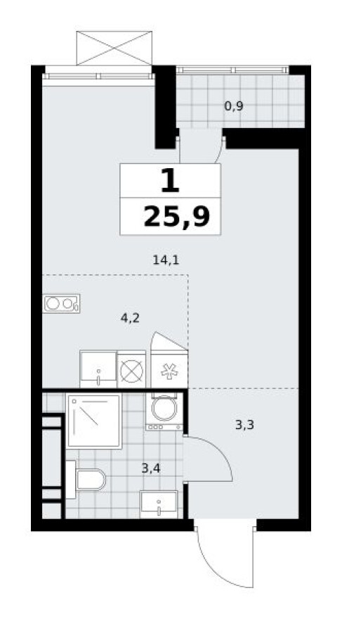 Студия-квартира