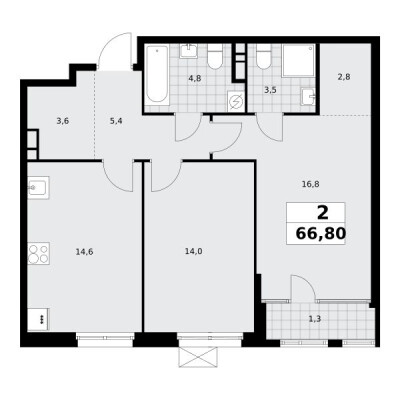 2к. квартира