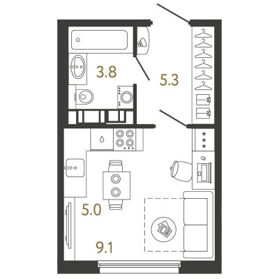 Студия-квартира