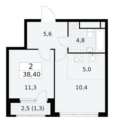 2к. квартира