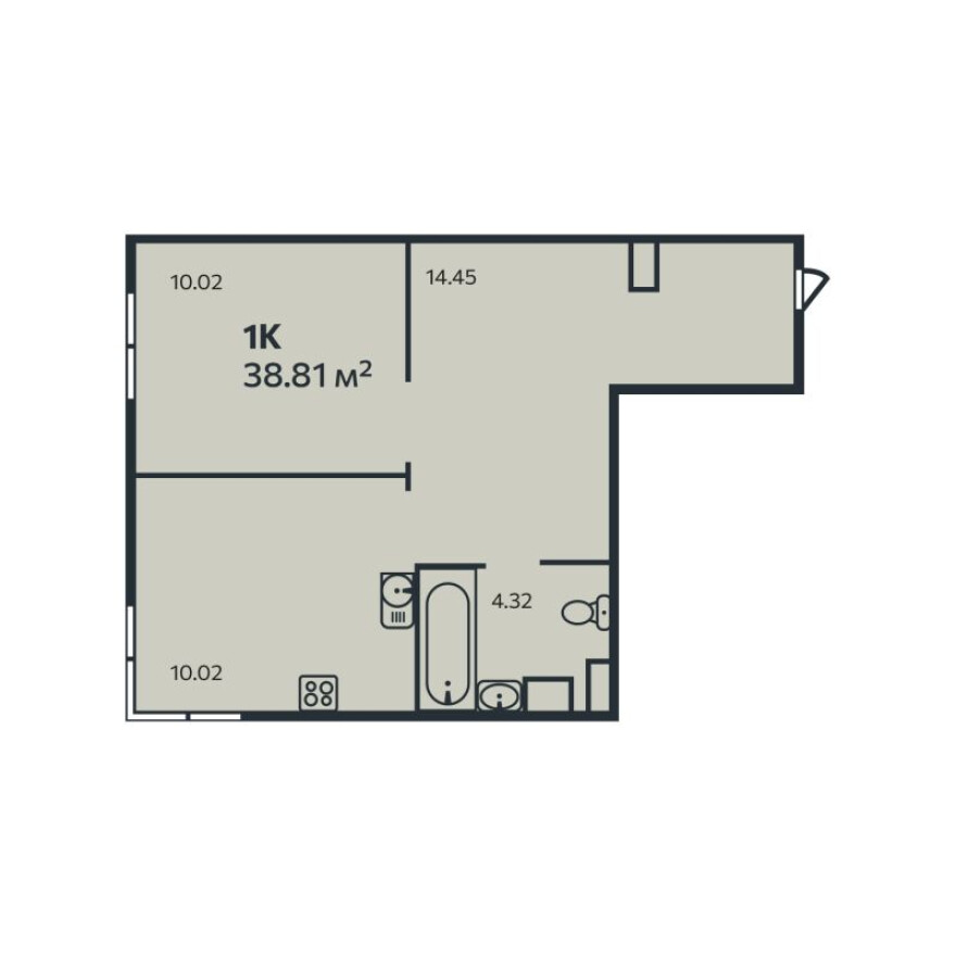 1к. квартира