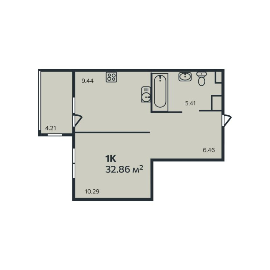 1к. квартира