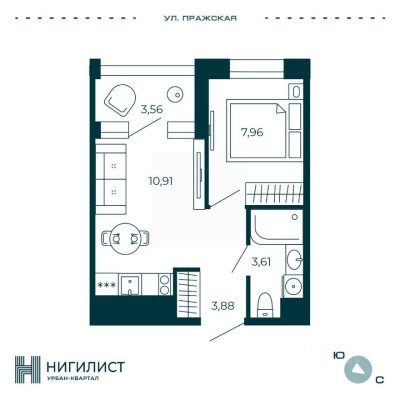 1к. квартира