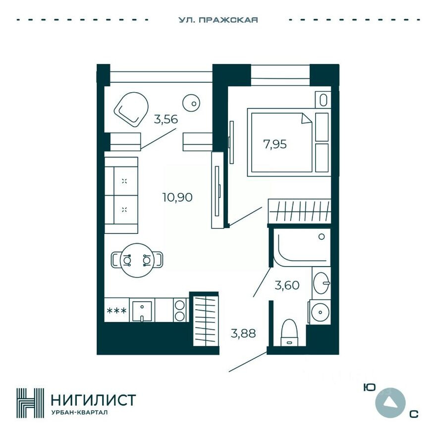 1к. квартира