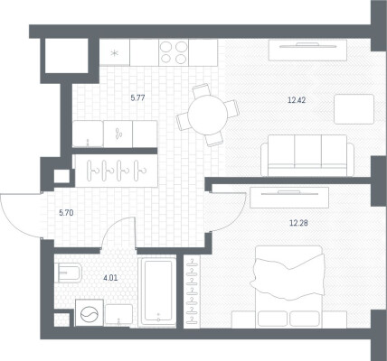 1к. квартира