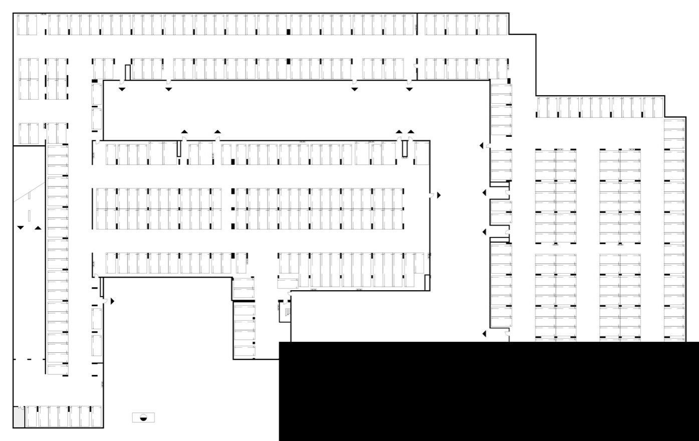 Подземное машино-место, 13.3 м²