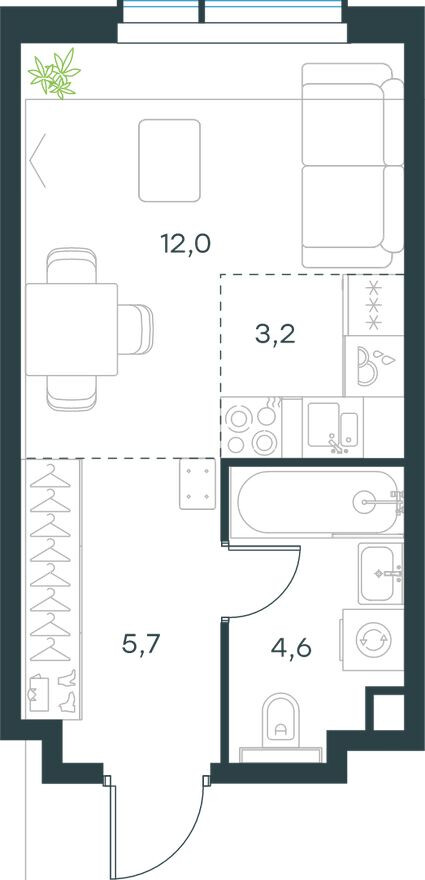 Студия-квартира
