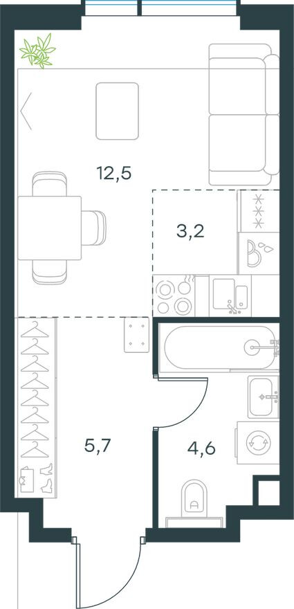 Студия-квартира