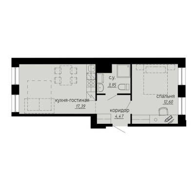 1е квартира