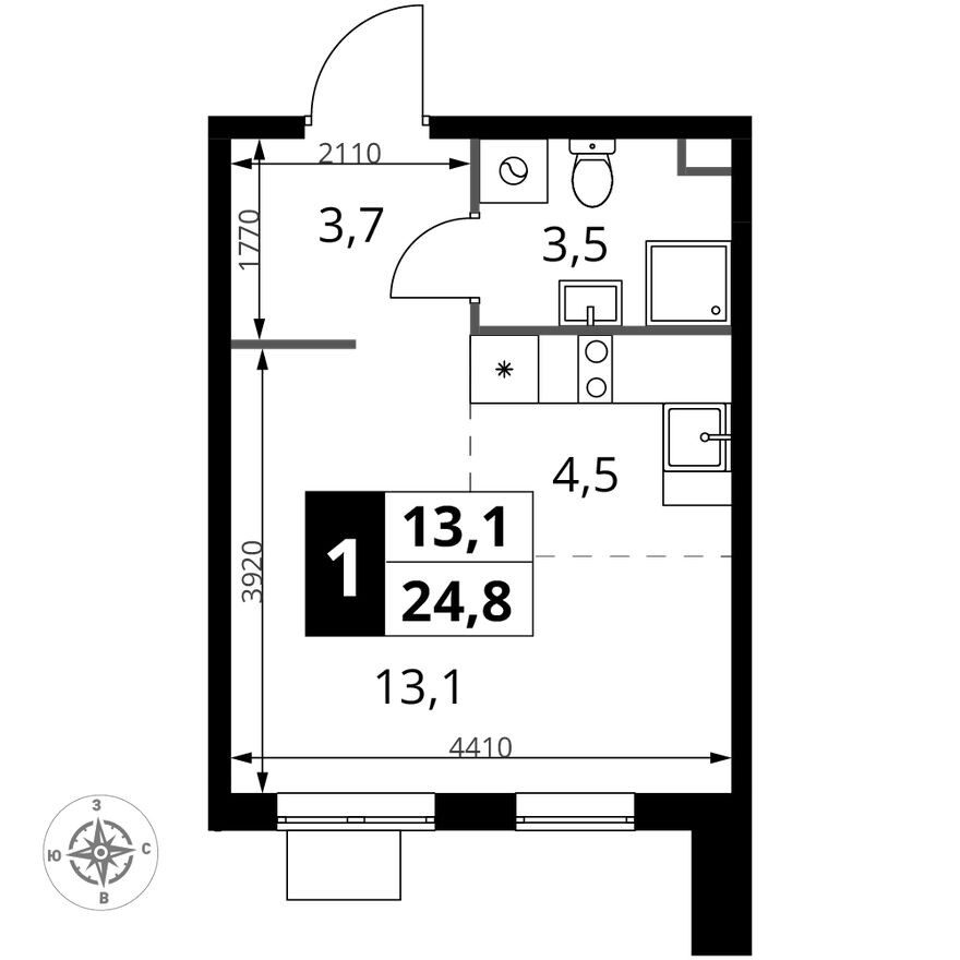 Студия-квартира