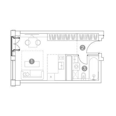 1к. апартаменты