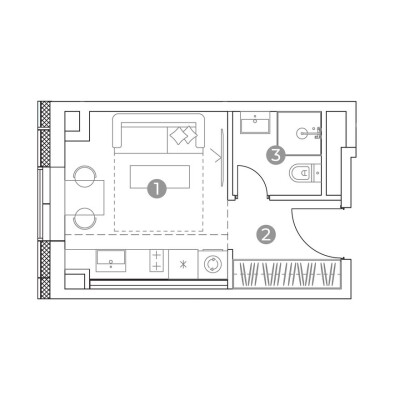 1к. апартаменты
