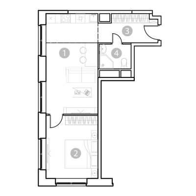 2к. апартаменты