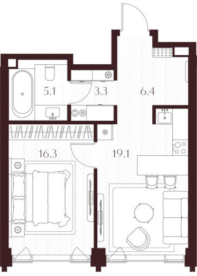 1к. квартира