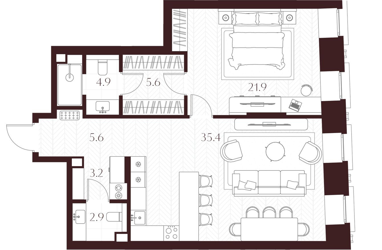 1к. квартира