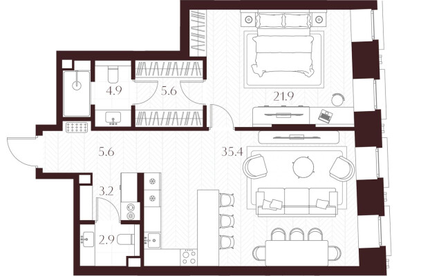 1к. квартира