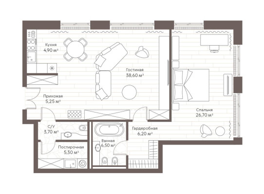 1к. квартира