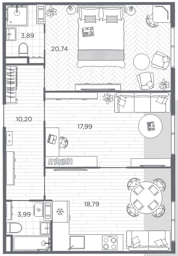 2к. квартира