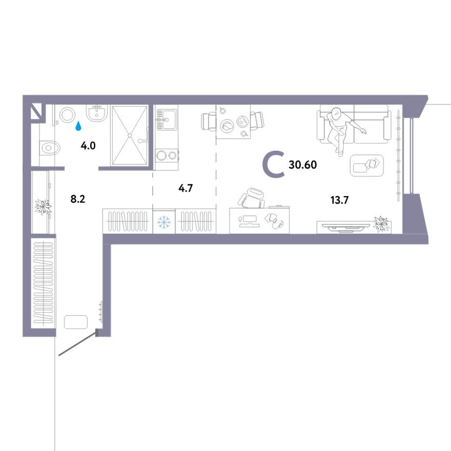 Студия-квартира