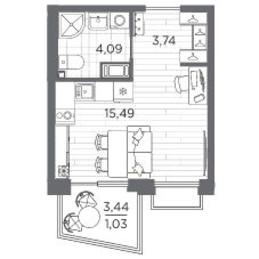 Студия-квартира