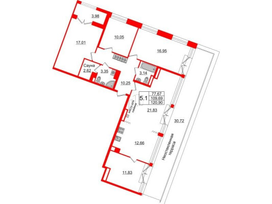 5к. квартира