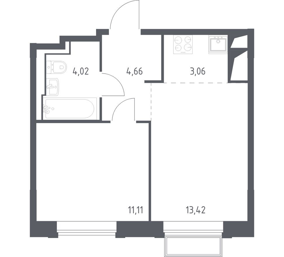 1к. квартира