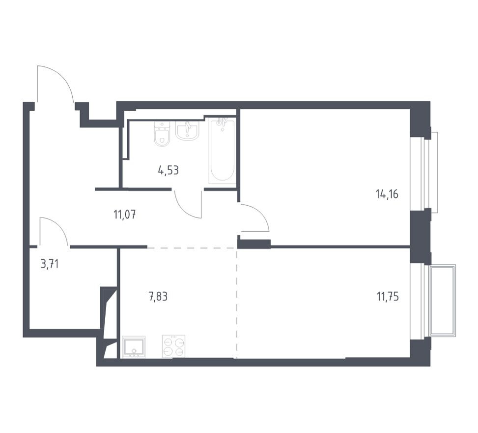 1к. квартира