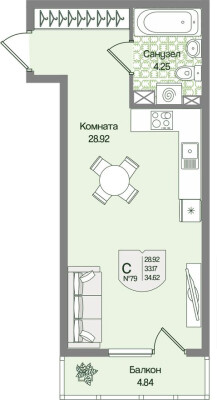 Студия-квартира