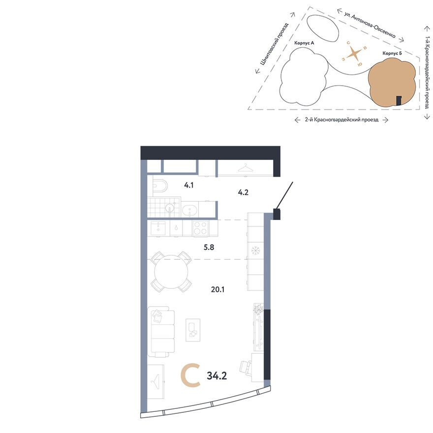 Студия-квартира