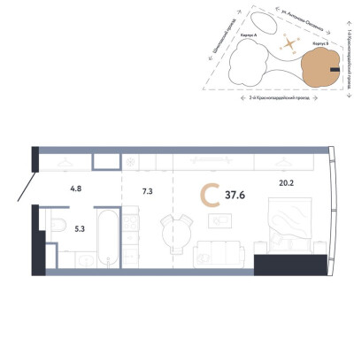 Студия-квартира