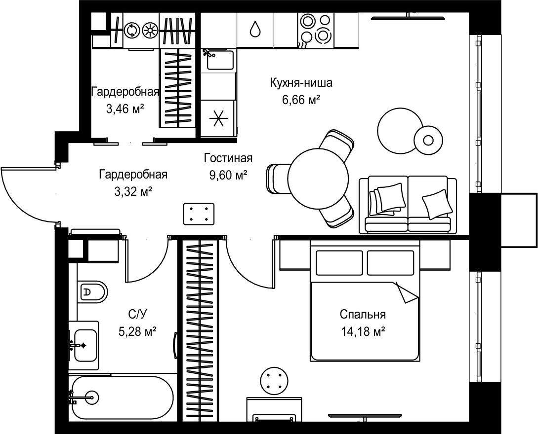 1к. квартира