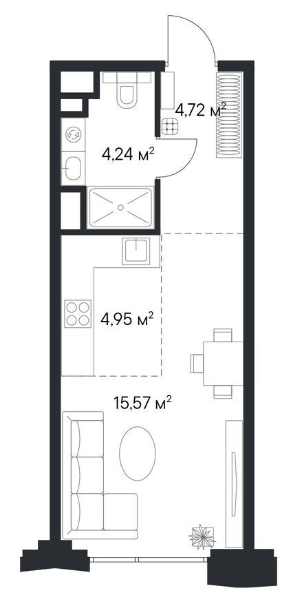 Студия-квартира