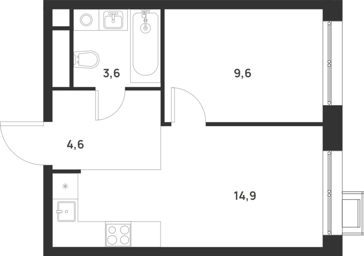 1е квартира