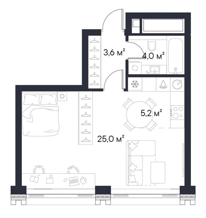 Студия-квартира