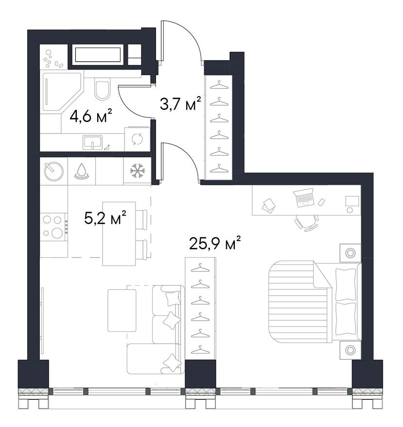 Студия-квартира