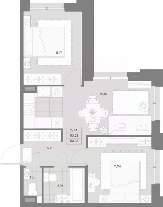 2к. квартира