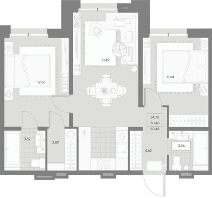 2к. квартира