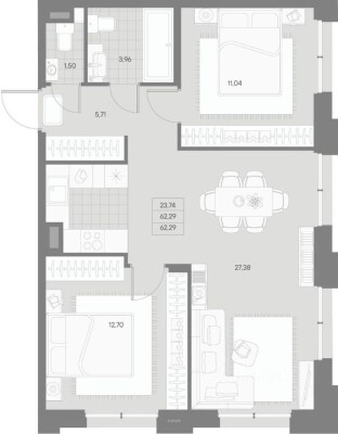 2к. квартира