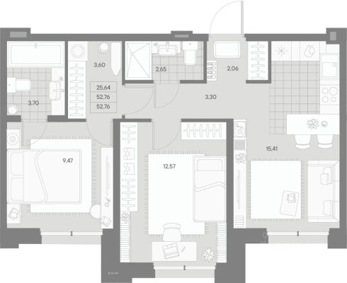 2к. квартира