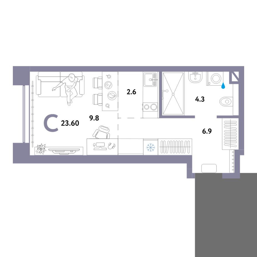 Студия-квартира