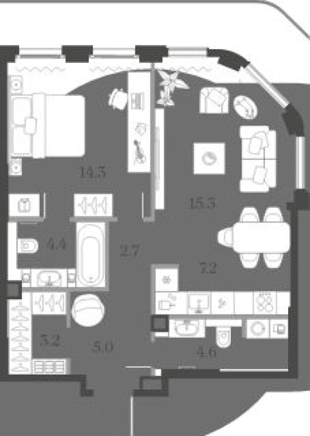 1к. квартира