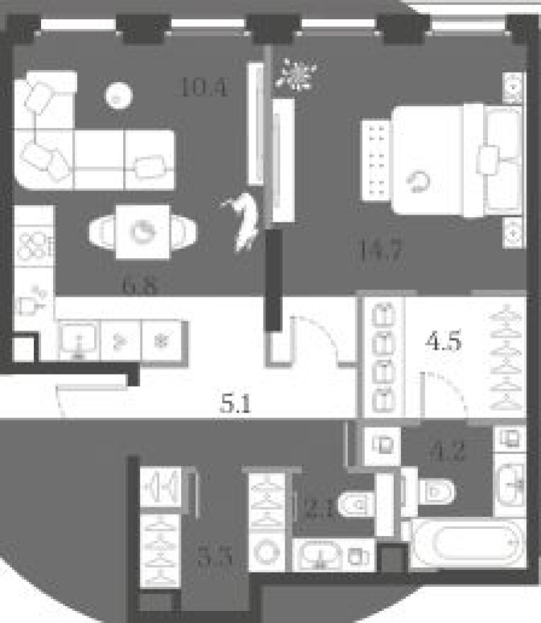 1к. квартира