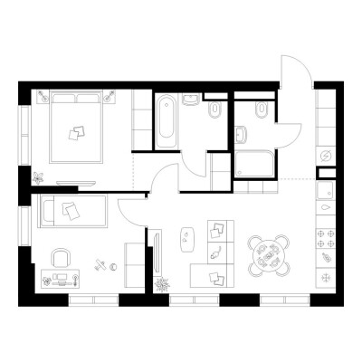 2к. квартира