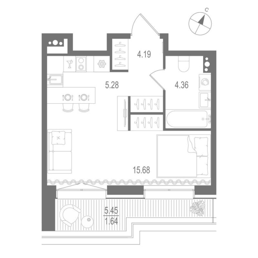 Студия-квартира